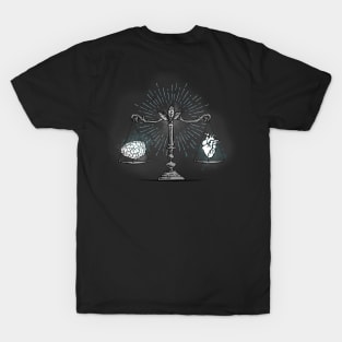 Scales of Heart and Brain T-Shirt